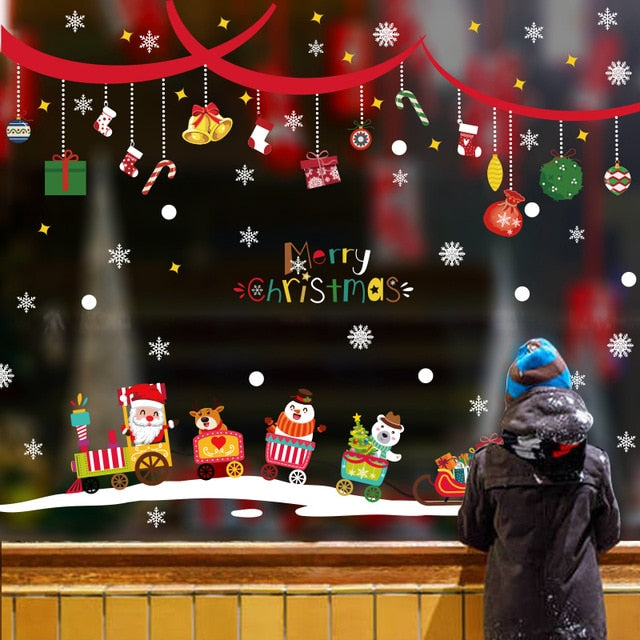 Merry Christmas Wall Stickers