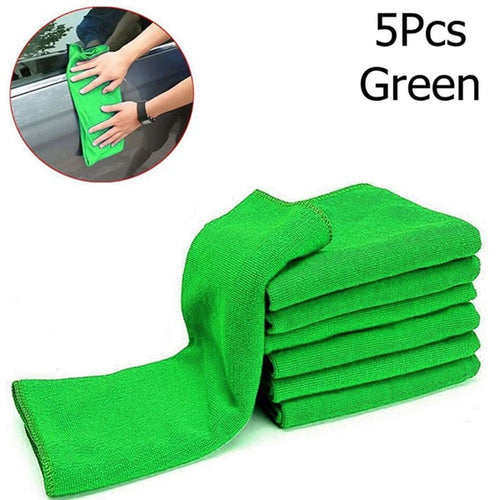 5Pcs Microfibre Cleaning Cloth