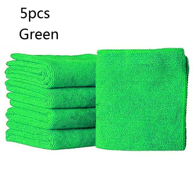 5Pcs Microfibre Cleaning Cloth