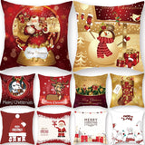 Christmas Red Pillow Case