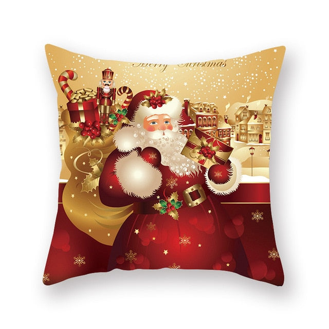 Christmas Red Pillow Case