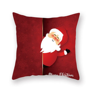 Christmas Red Pillow Case