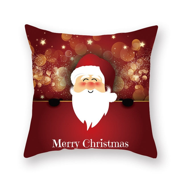 Christmas Red Pillow Case