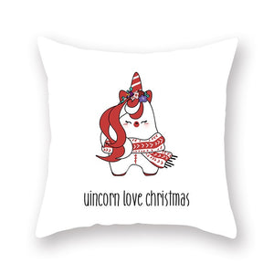 Christmas Red Pillow Case