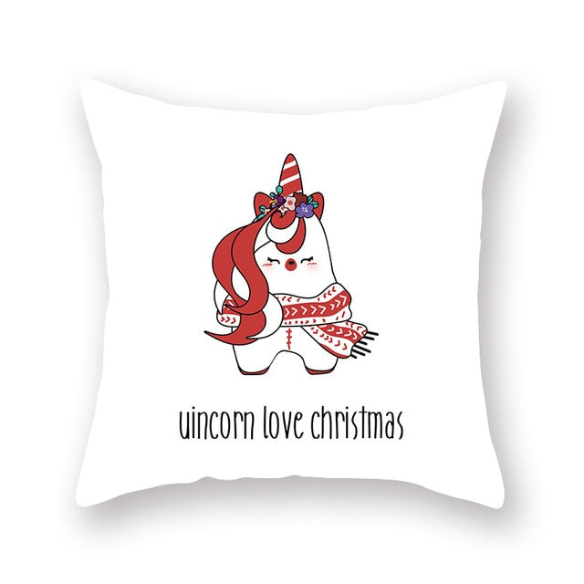 Christmas Red Pillow Case