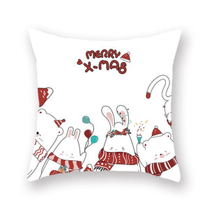 Christmas Red Pillow Case