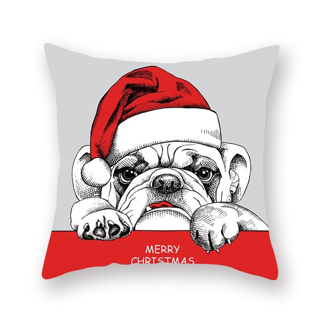 Christmas Red Pillow Case