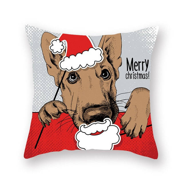 Christmas Red Pillow Case