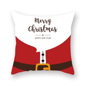 Christmas Red Pillow Case