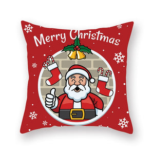 Christmas Red Pillow Case