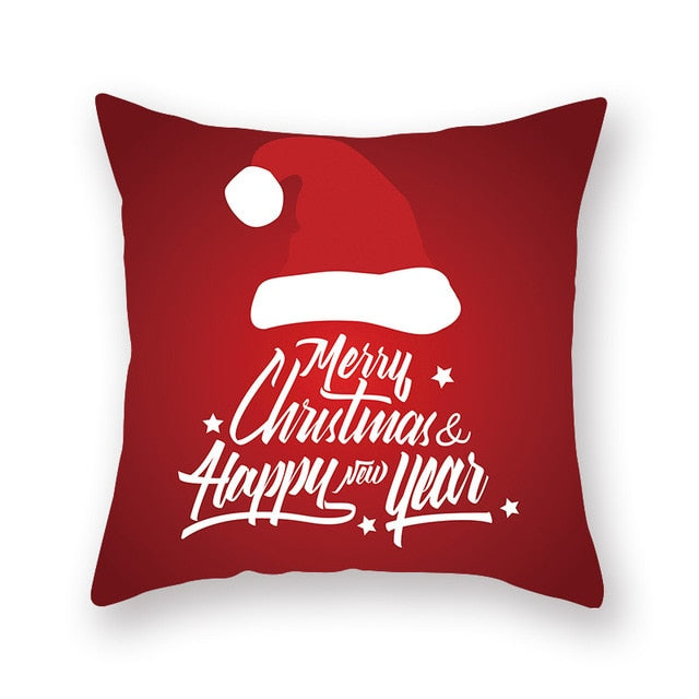 Christmas Red Pillow Case