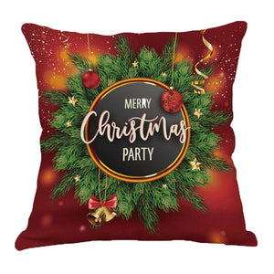 Christmas Red Pillow Case