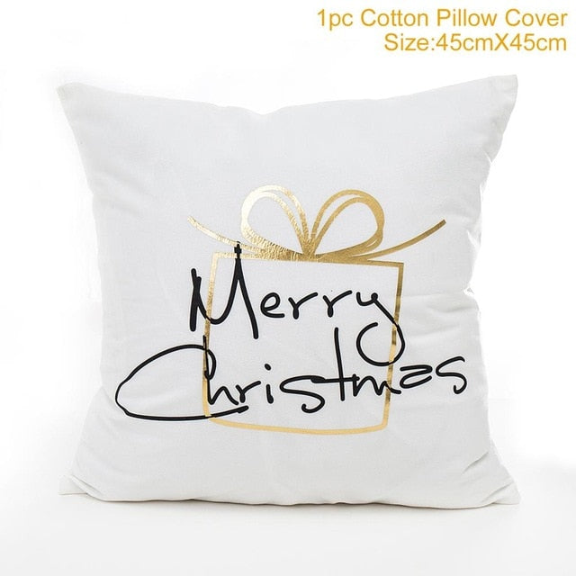 Merry Christmas Throw Pillow Covers