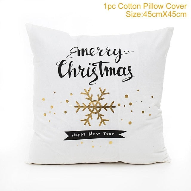 Merry Christmas Throw Pillow Covers