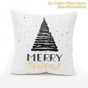 Merry Christmas Throw Pillow Covers