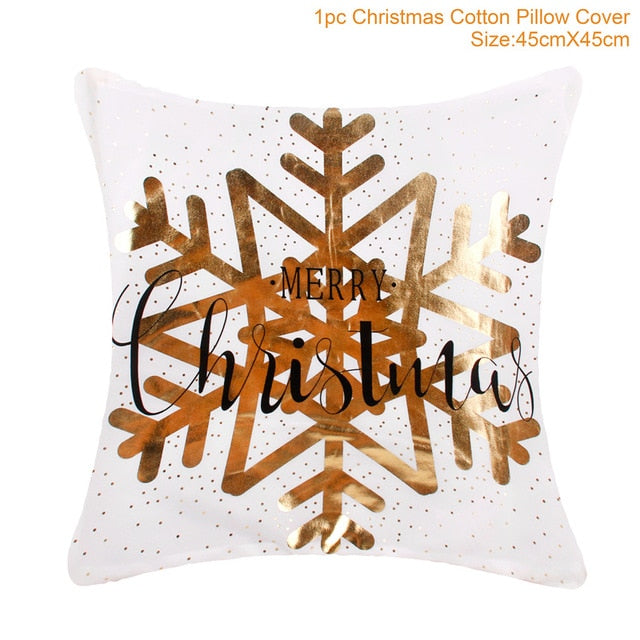 Merry Christmas Throw Pillow Covers