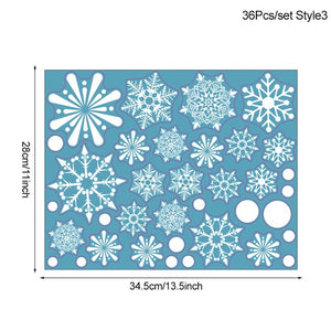 White Snowflake Wall Stickers