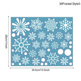 White Snowflake Wall Stickers