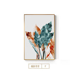 Plant Leaves Romantic Painting