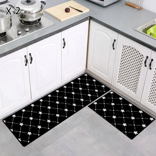 Water Absorbent Kitchen Rug