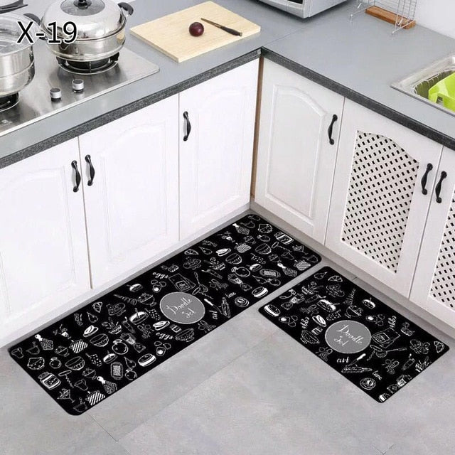 Water Absorbent Kitchen Rug