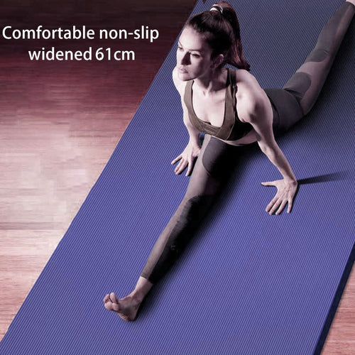 Yoga Mat With Body Line