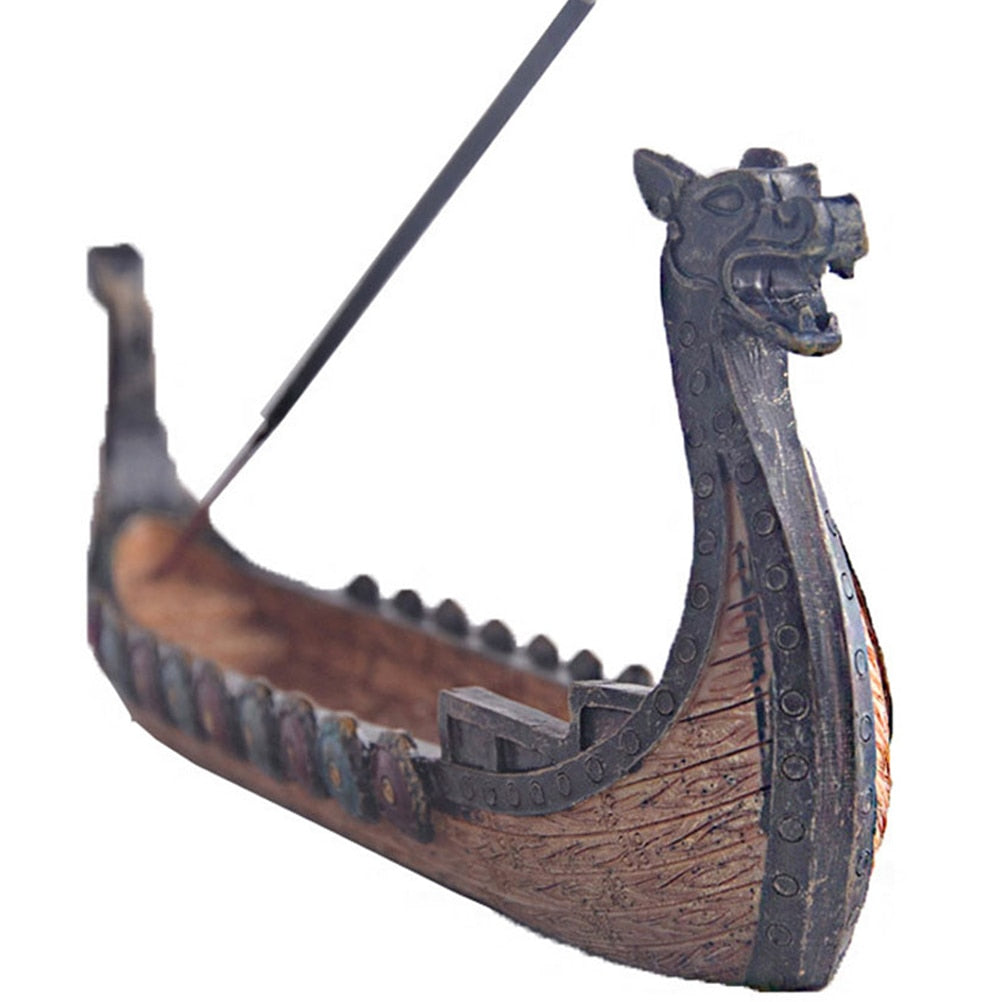 Resin Viking Ships Ornament